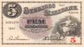 Sweden 5 Kronor, 1949