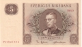 Sweden 5 Kronor, 1961