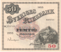 Sweden 50 Kronor, 1955