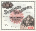 Sweden 100 Kronor, 1961