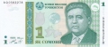 Tajikistan 1 Somoni, 1999