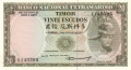Timor 20 Escudos, 24.10.1967