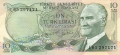 Turkey 10 Lira, L.1970