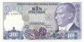 Turkey 1000 Lira, (1986)
