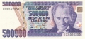 Turkey 500,000 Lira, L.1970 (1993)