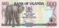 Uganda 500 Shillings, 1991