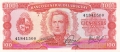 Uruguay 100 Pesos, (1967)