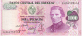 Uruguay 1000 Pesos, (1974)