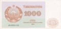 Uzbekistan 1000 Sum, 1992