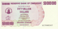Zimbabwe 50 million Dollars,  2. 4.2008