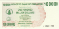 Zimbabwe 100 million Dollars,  2. 5.2008