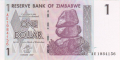 Zimbabwe 1 Dollar, 2007 (2008)